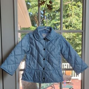 Girls' peplum Barn Jacket